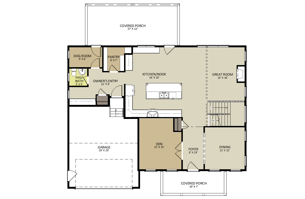 Greenville First Floor Floor Plan